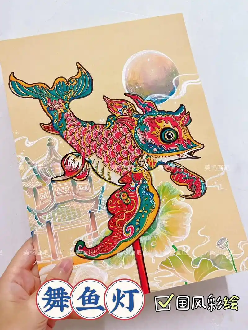 想画就画 #非遗 #一起学画画 #国风  - 抖音