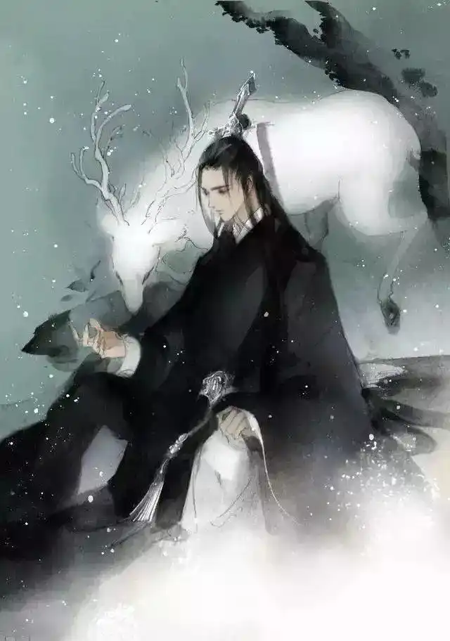 100张古风美男图片妖孽高清,精选唯美古风美男插画壁纸