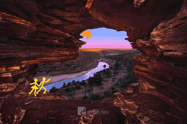 真心人,请查收这封动态全景落日情书_gif@quokka