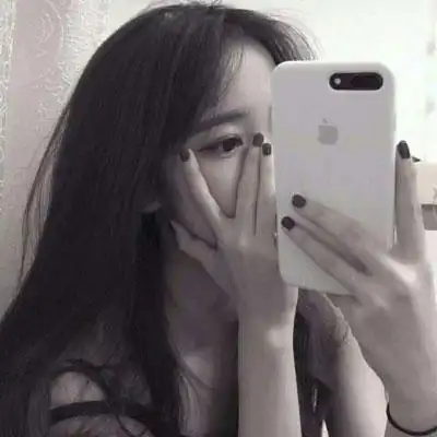 遮脸头像女网红照片女生头像挡脸