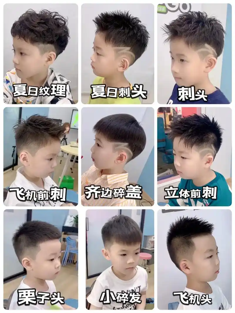 夏日男童发型合集来喽!快来选一款喜欢的吧.#创作灵感 #儿童 - 抖音