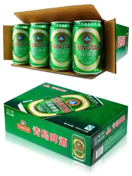 青岛啤酒 经典 醇厚 啤酒11度330ml*24听/箱