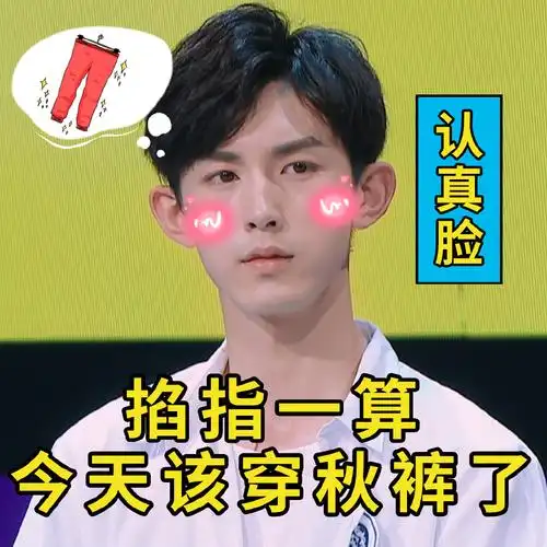 郭俊辰天气凉了表情包图片