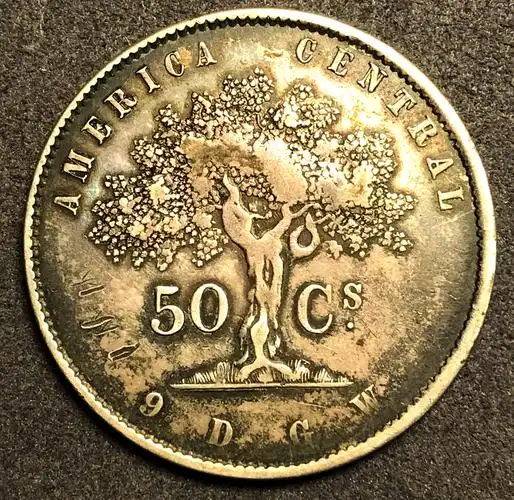 哥斯达黎加银币:国树国徽传奇