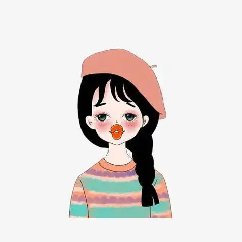 表情卡通简笔画嘟嘴02_procreate_绘画_procreate绘画_文化_绘画小