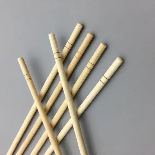 韩国天然一次性竹筷子散装圆形筷子