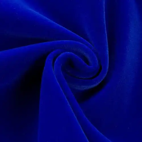 高档宝蓝色长毛绒柜台展示柜绒布 手工摄影背景布 不反光植绒面料