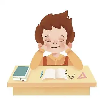 眼保健操卡通男孩预防近视元素保护视力psd素材