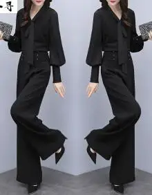 【气质套装阔腿裤】价格_图片_品牌_怎么样-京东商城