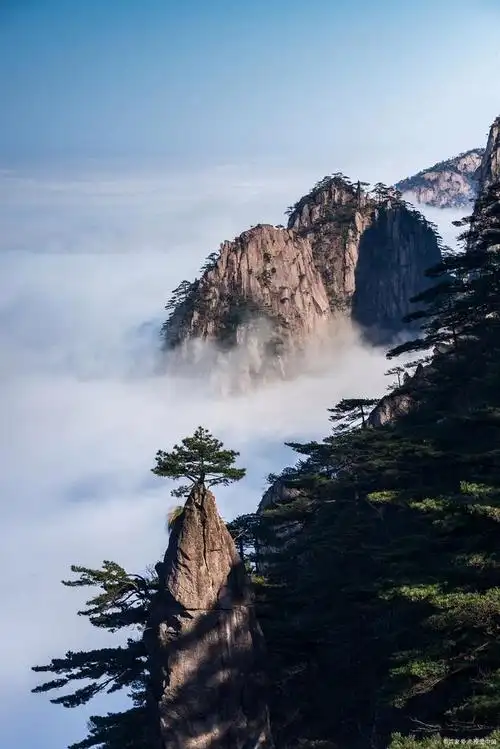 作为中国安徽省的代表性旅游景点,黄山的美景令人惊叹,被誉为"五岳