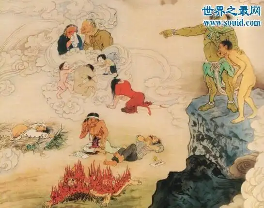 十八层地狱详细图解各种拔舌刀山油锅折磨