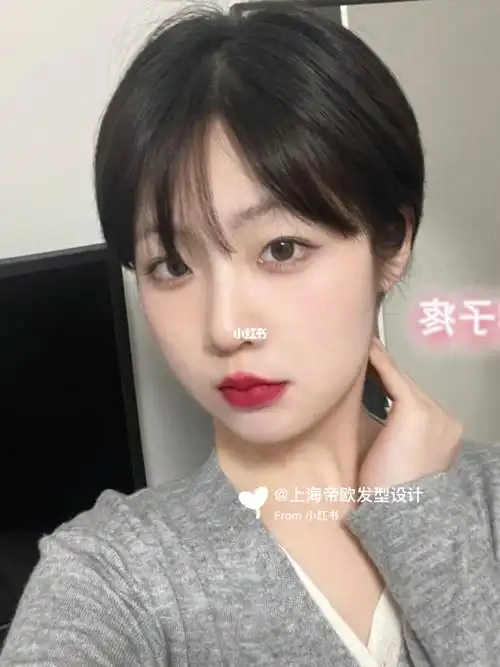 减龄日系短发森系短发360度无死角不挑脸