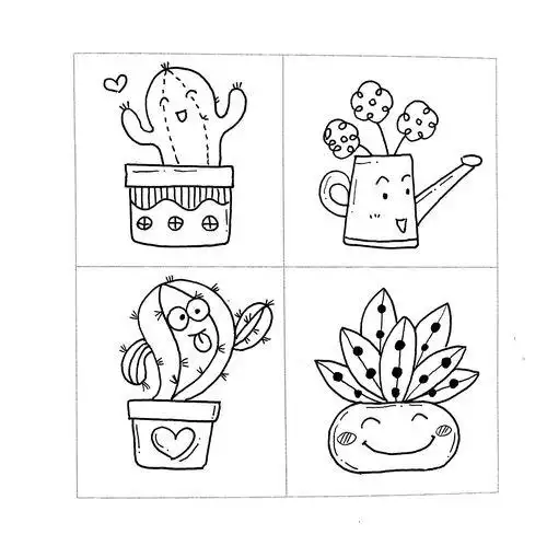 手抄报装饰品简笔画