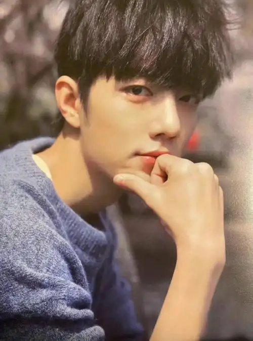 早安@x玖少年团肖战daytoy    好爱樱花小赞  阳光下笑容灿烂的肖战