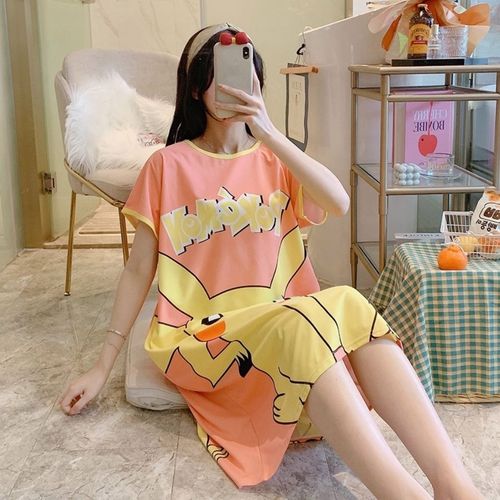 可外穿的家居连衣裙~身高165体重105斤老板亲自试穿