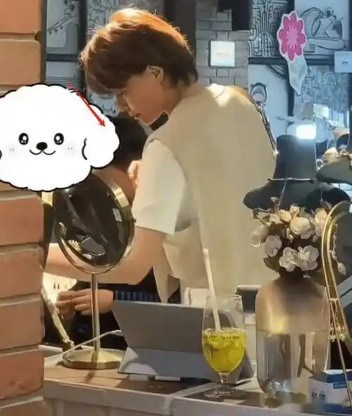 董卿现身儿子学校义卖,50岁素颜质朴,与路人合影状态松弛