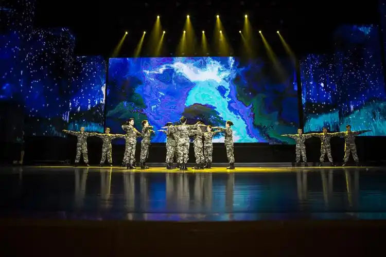 参加全国军休干部文艺汇演花絮② 初试舞台