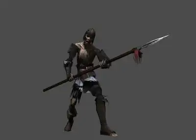 古代人物 僵尸 兵马俑 僵尸士兵 丧尸 带bip动画