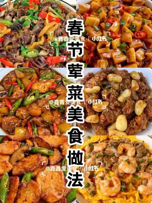 06春节荤菜美食做法好吃易学新年团圆菜单