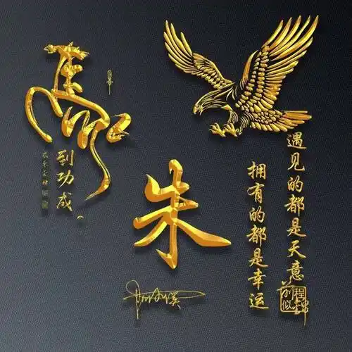 今日新款微信头像,精选39张高端大气姓氏头像,有你喜欢的吗?