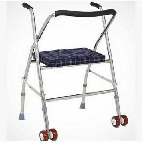 老人助行器带座老年康复辅助行走器手推车走路辅助椅学步车扶手架