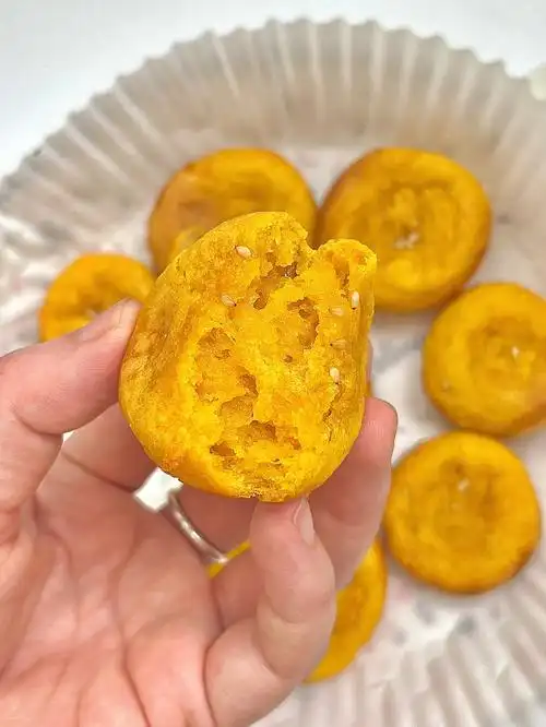 空气炸锅香甜软糯南瓜饼超容易