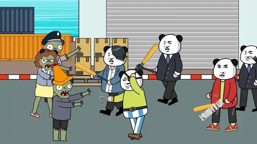 沙雕恐怖动画:丧尸爆发第47天,庇护所开始抢夺别人的物资_腾讯视频