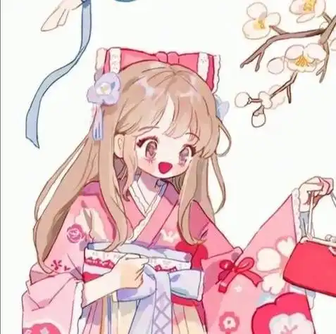 q版动漫女闺蜜头像 动漫头像图片大全 -【爱个性】