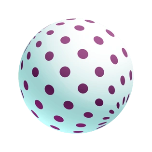 各类圆形球体卡通装饰漂浮素材