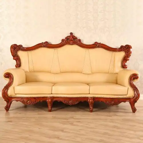 御柚红木家具欧式沙发法式沙发实木雕花奢华别墅刺猬紫檀沙发