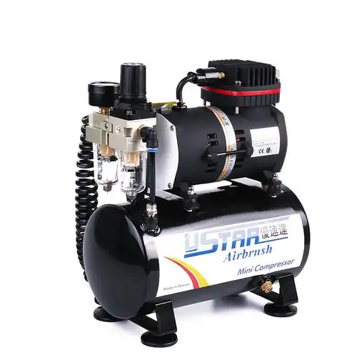优速达ustar u-601g 602g模型上色喷漆气泵带储气罐送喷笔上色套