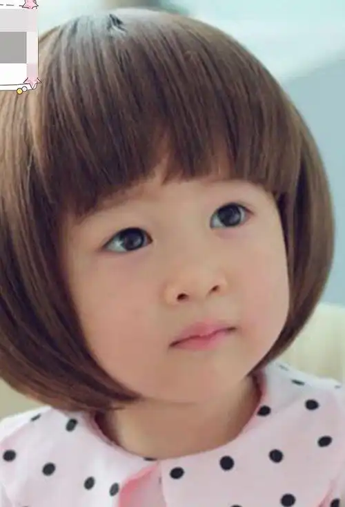 女幼儿修剪短发发型图片 漂亮可爱的女孩短发打造