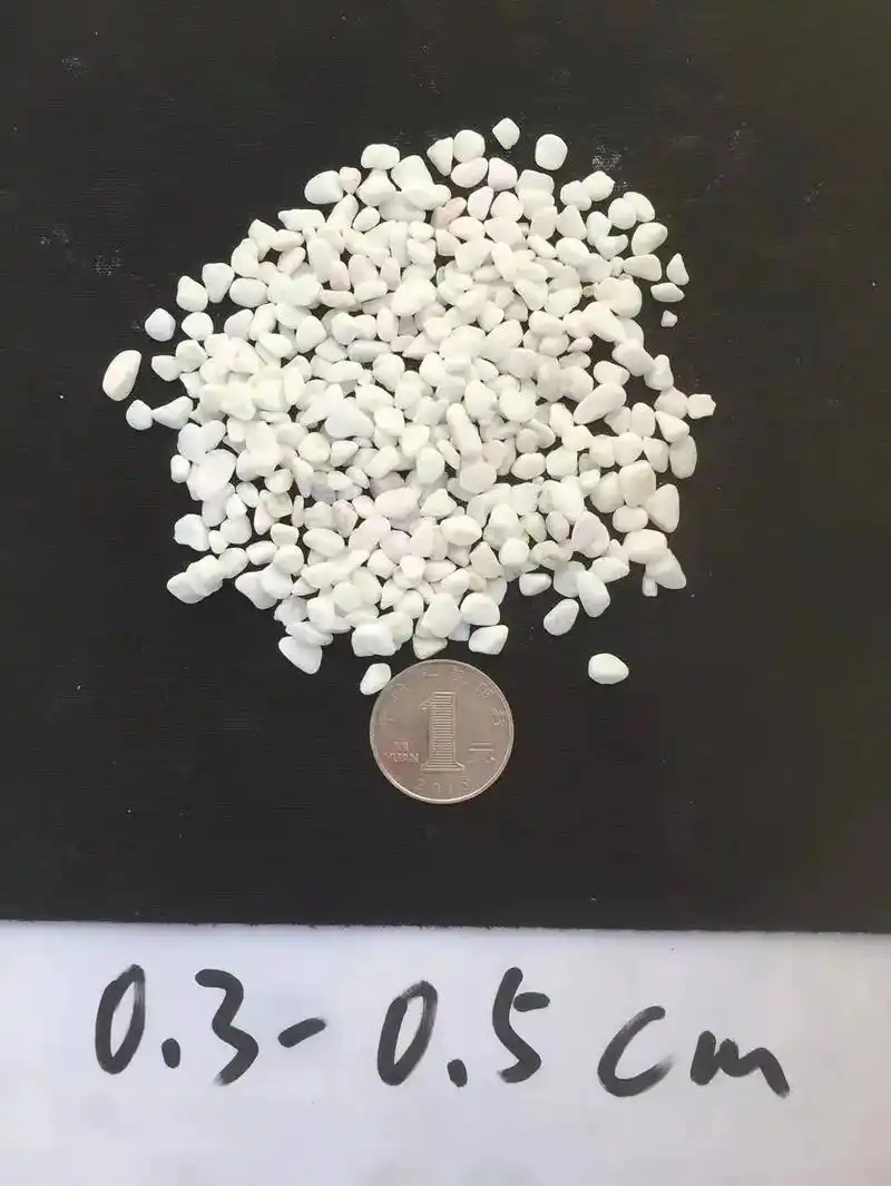 白色石头#机制石#磨圆石#碎石#鹅卵石.白色机制磨圆石头  - 抖音