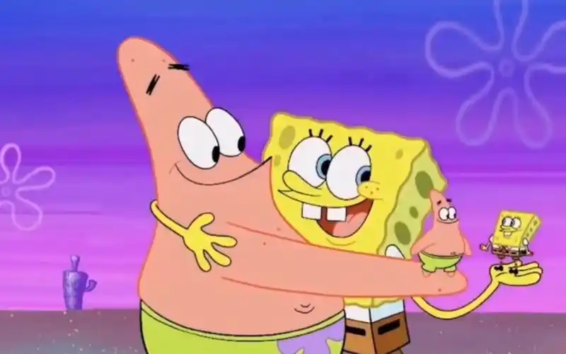 【海绵宝宝 派大星】同框不止一格~无所谓,我们会想办法一直在一起!