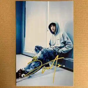 时代少年团刘耀文签名照周边 tnt刘耀文亲笔签名照同款亲签礼物