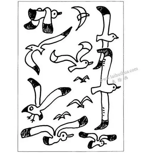 海鸥怎么画 海鸥怎么画好看