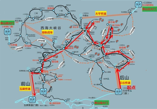 (一)黄山一日游最全路线攻略之南大门上山——南大门下山