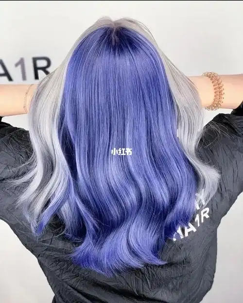 彩色 #棕色 #灰色 #紫色 #蓝色 #绿色 #狼尾海王红 #女生发型发色
