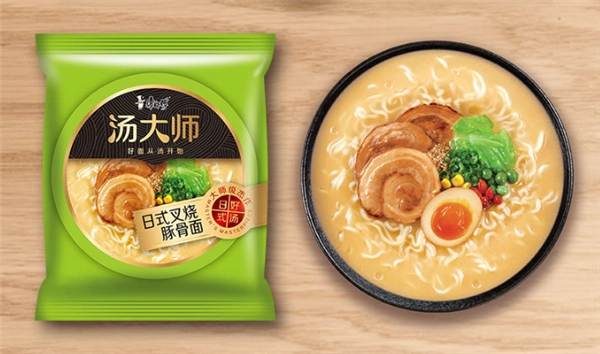 好面好汤康师傅汤大师日式叉烧豚骨面大促14袋仅399元