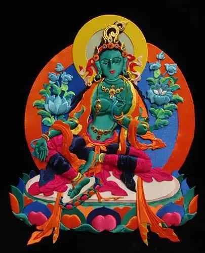 堆绣是唐卡的一种又叫剪贴补花