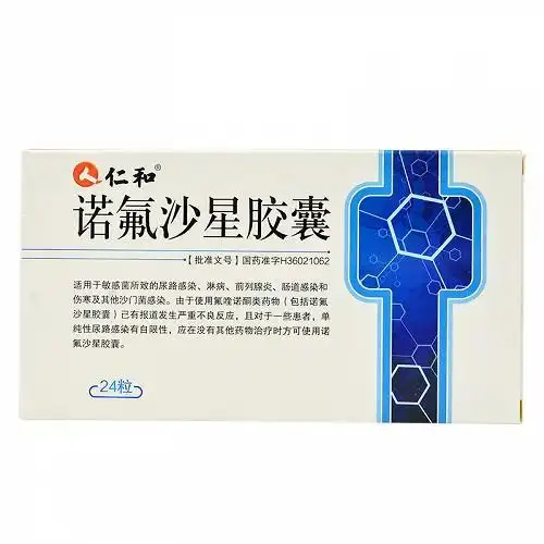 仁和 诺氟沙星胶囊 0.1g*12粒*2板