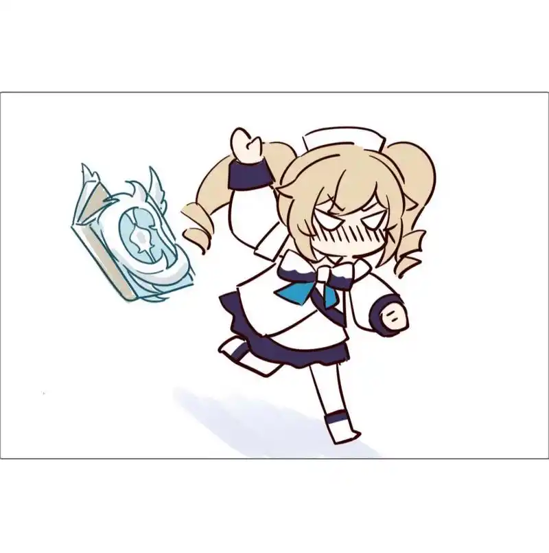 原神沙雕表情包|芭芭拉冲呀! 从漫画中抽取的芭芭拉表情包欢迎使用!