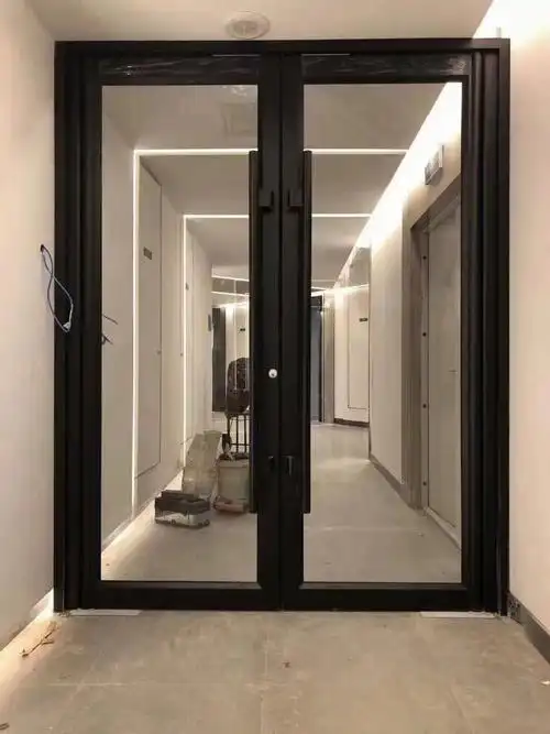 肯德基商铺铝合金玻璃门定制