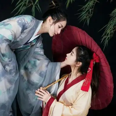 古风头像 真人头像 古风没人 汉服 百合 闺蜜 自截by樱井风花 禁二传