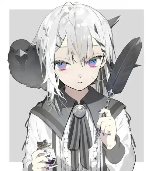 动漫|白发女生头像  不需要解释,不需要你懂.