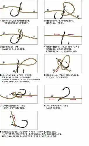 技巧最全的各种线结绑法看完还不懂我也帮不了你