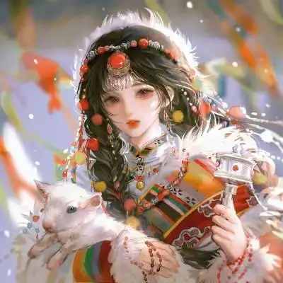 仙气飘飘的古风女生闺蜜头像