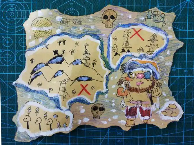 漫画班第14轮作品《海盗的藏宝图》