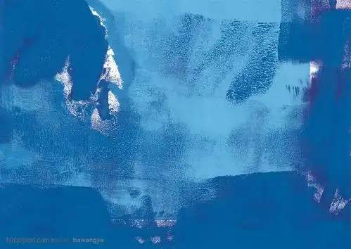 颜料肌理-淡蓝色底色上的蓝色水彩涂抹的肌… - 堆糖,美图壁纸兴趣