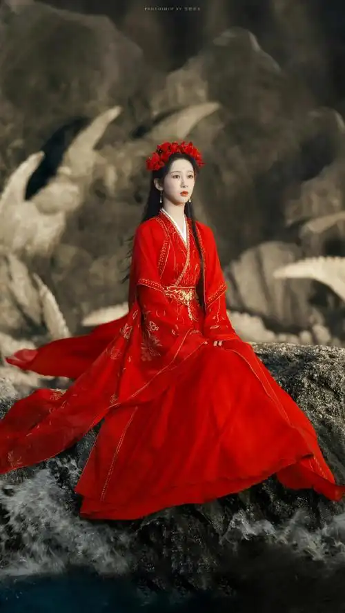 杨紫小夭红衣be氛围感##杨紫小夭